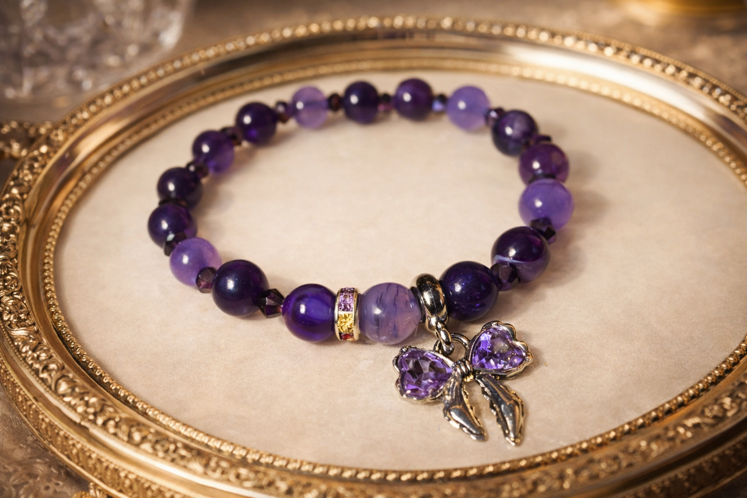 Amethyst bracelet