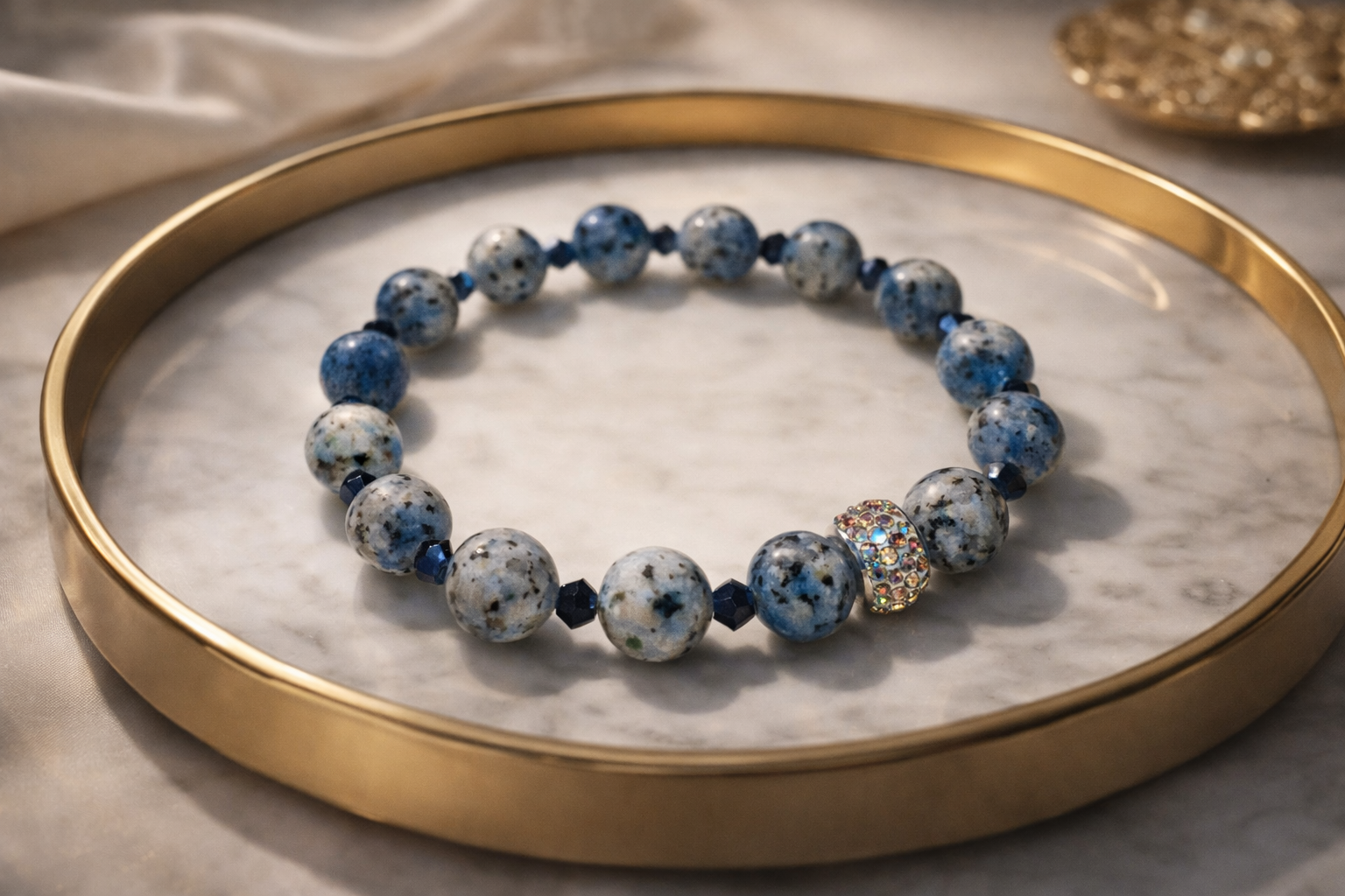 Blue Granite Bracelet