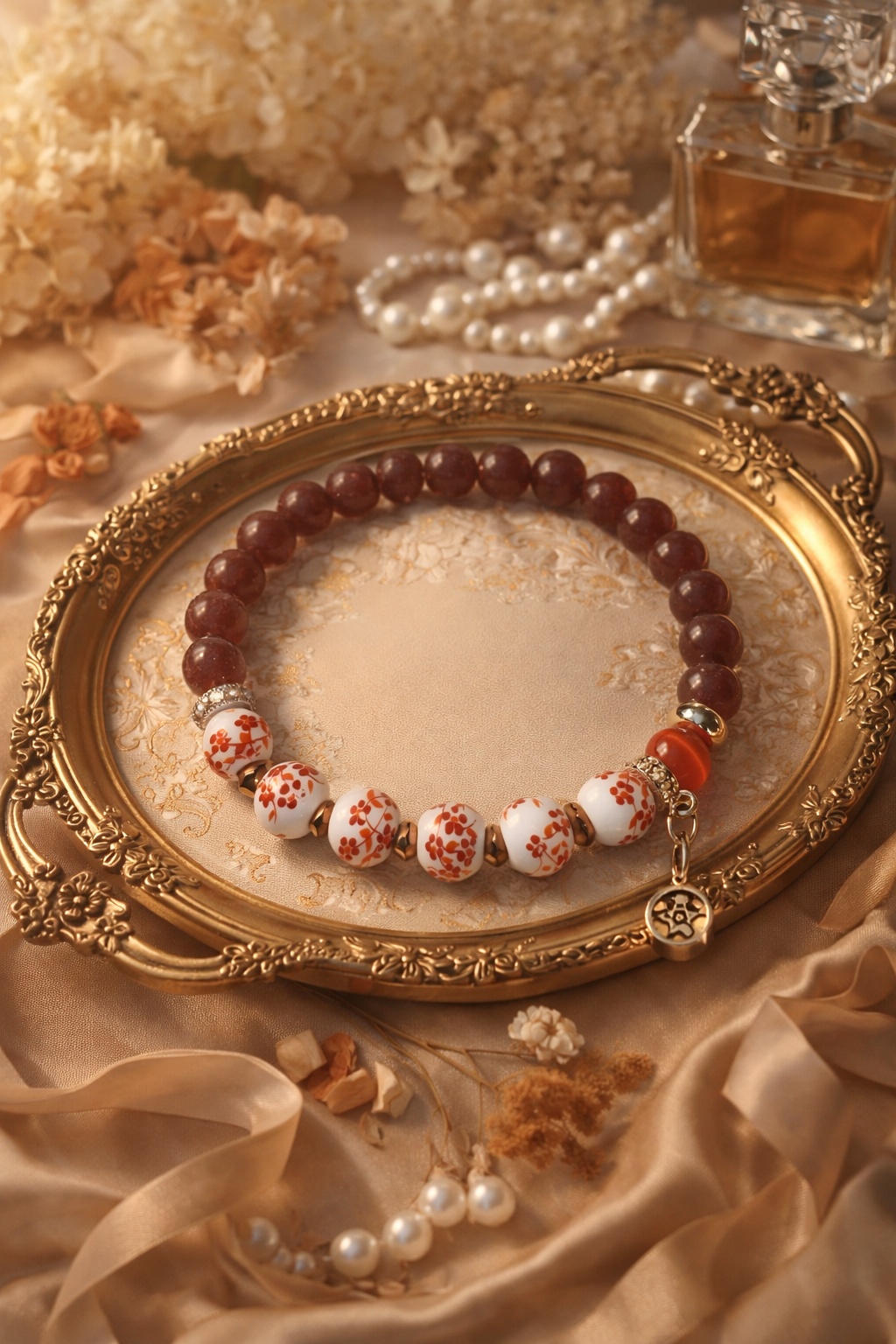 Strawberry Quartz bracelet